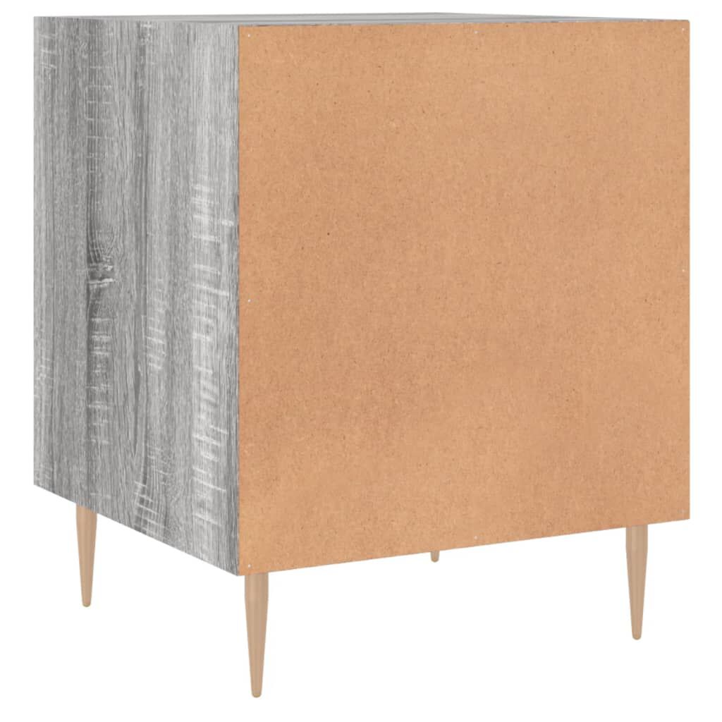 vidaXL Κομοδίνο Γκρι Sonoma 40 x 40 x 50 εκ. από Επεξεργασμένο Ξύλο