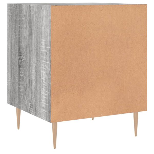 vidaXL Κομοδίνο Γκρι Sonoma 40 x 40 x 50 εκ. από Επεξεργασμένο Ξύλο
