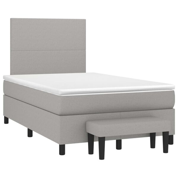 vidaXL &Kappa;&rho;&epsilon;&beta;ά&tau;&iota; Boxspring &mu;&epsilon; &Sigma;&tau;&rho;ώ&mu;&alpha; &Alpha;&nu;&omicron;&iota;&chi;&tau;ό &Gamma;&kappa;&rho;&iota; 120x200 &epsilon;&kappa;. &Upsilon;&phi;&alpha;&sigma;&mu;ά&tau;&iota;&nu;&omicron;