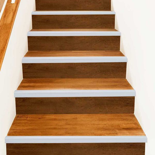vidaXL Προστατευτικά ακμών σκάλας 10 pcs Ασημί 67 cm Αλουμίνιο