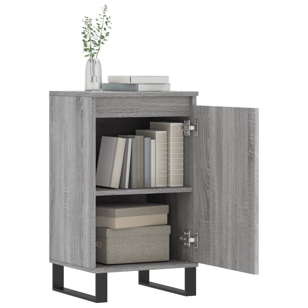 vidaXL Ντουλάπια 2 τεμ. Γκρι Sonoma 40x35x70 εκ. Επεξεργασμένο Ξύλο