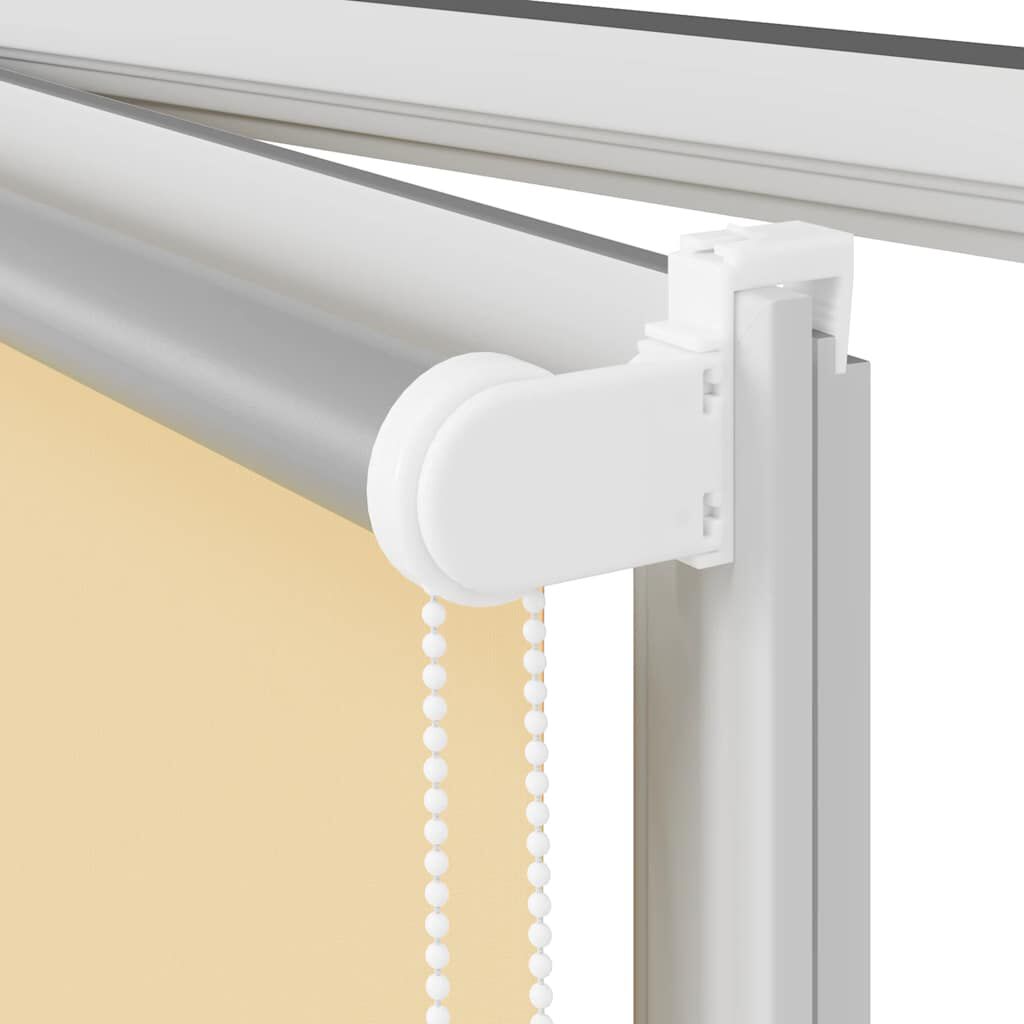 vidaXL Roller Blind Blackout Μπεζ 140x175 cm Πλάτος υφάσματος 136,6cm