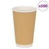 vidaXL &Chi;ά&rho;&tau;&iota;&nu;&alpha; &pi;&omicron;&tau;ή&rho;&iota;&alpha; &kappa;&alpha;&phi;έ 500 &tau;&epsilon;&mu;ά&chi;&iota;&alpha; 16oz 400ml &kappa;&alpha;&phi;έ