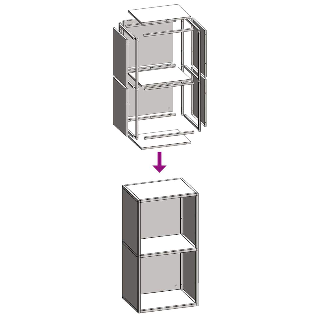 vidaXL Ράφι Καυσόξυλων Μαύρο 40x30x75 εκ. Χάλυβας ψυχρής έλασης