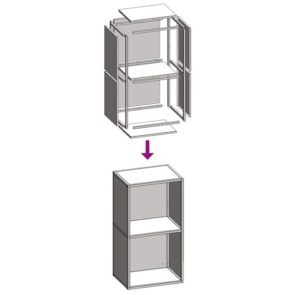 vidaXL Ράφι Καυσόξυλων Μαύρο 40x30x75 εκ. Χάλυβας ψυχρής έλασης