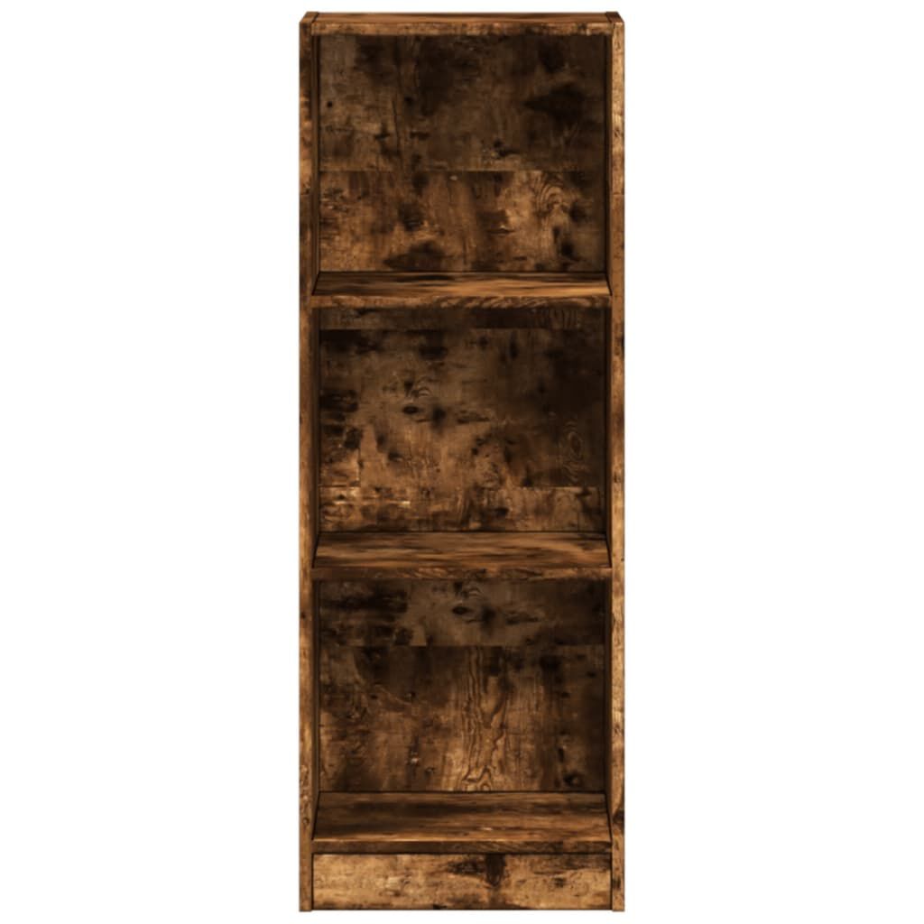 vidaXL Βιβλιοθήκη Καπνιστή Δρυς 40x24x109 εκ. από Επεξεργασμένο Ξύλο