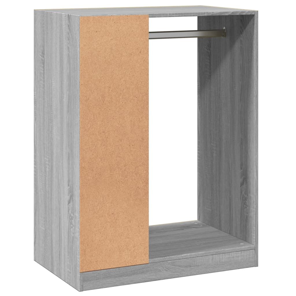 vidaXL Ντουλάπα Γκρι Sonoma 77x48x102 εκ. από Επεξεργασμένο Ξύλο
