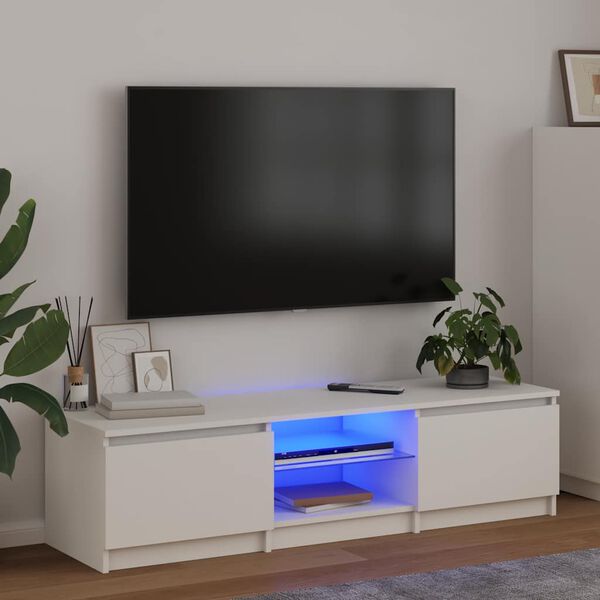 vidaXL Έ&pi;&iota;&pi;&lambda;&omicron; &Tau;&eta;&lambda;&epsilon;ό&rho;&alpha;&sigma;&eta;&sigmaf; &mu;&epsilon; LED &Lambda;&epsilon;&upsilon;&kappa;ό 140x40x36 &epsilon;&kappa;.