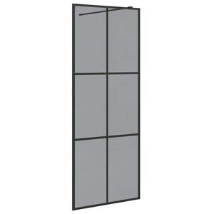 vidaXL &Tau;&omicron;ί&chi;&omicron;&sigmaf; &Nu;&tau;&omicron;&upsilon;&sigmaf; Walk-in &Mu;&alpha;ύ&rho;&omicron; 80 x 195 cm &sigma;&kappa;&lambda;&eta;&rho;&upsilon;&mu;έ&nu;&omicron; &gamma;&upsilon;&alpha;&lambda;ί