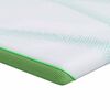 vidaXL &Sigma;&tau;&rho;ώ&mu;&alpha; &epsilon;&pi;&iota;&kappa;ά&lambda;&upsilon;&psi;&eta;&sigmaf; &Lambda;&epsilon;&upsilon;&kappa;ό &kappa;&alpha;&iota; &Pi;&rho;ά&sigma;&iota;&nu;&omicron; 80 x 200 cm &Upsilon;&phi;&alpha;&sigma;&mu;&alpha; Jacquard