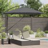 vidaXL Ομπρέλα Cantilever Banana Ανθρακί 294 x 294 x 248 cm