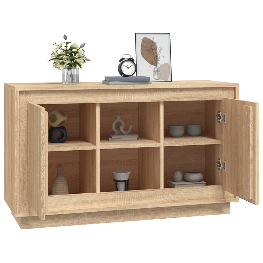 vidaXL Συρταριέρα Sonoma Δρυς 102x35x60 εκ. Επεξεργασμένο Ξύλο
