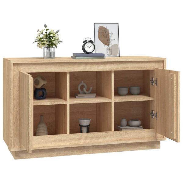 vidaXL Συρταριέρα Sonoma Δρυς 102x35x60 εκ. Επεξεργασμένο Ξύλο