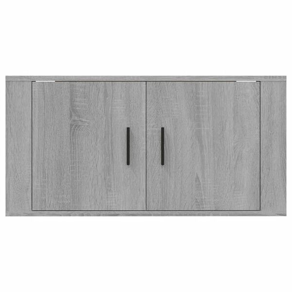 vidaXL Έπιπλα Τηλεόρασης Επιτοίχια Sonoma Δρυς 80x34,5x40 εκ