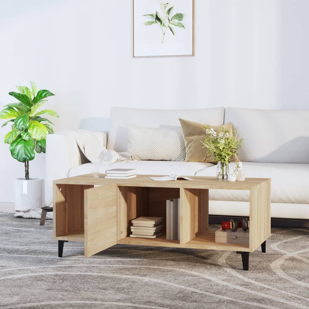 vidaXL Τραπεζάκι Σαλονιού Sonoma Δρυς 102x50x40 εκ. Επεξεργασμένο Ξύλο