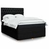 vidaXL &Kappa;&rho;&epsilon;&beta;ά&tau;&iota; Boxspring &mu;&epsilon; &Sigma;&tau;&rho;ώ&mu;&alpha; &Mu;&alpha;ύ&rho;&omicron; 140x190 &epsilon;&kappa;. &Upsilon;&phi;&alpha;&sigma;&mu;ά&tau;&iota;&nu;&omicron;