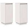 vidaXL &Nu;&tau;&omicron;&upsilon;&lambda;ά&pi;&iota;&alpha; 2 &tau;&epsilon;&mu;. &Lambda;&epsilon;&upsilon;&kappa;ά 31,5 x 34 x 75 &epsilon;&kappa;. &alpha;&pi;ό &Mu;&alpha;&sigma;ί&phi; &Xi;ύ&lambda;&omicron; &Pi;&epsilon;ύ&kappa;&omicron;&upsilon;