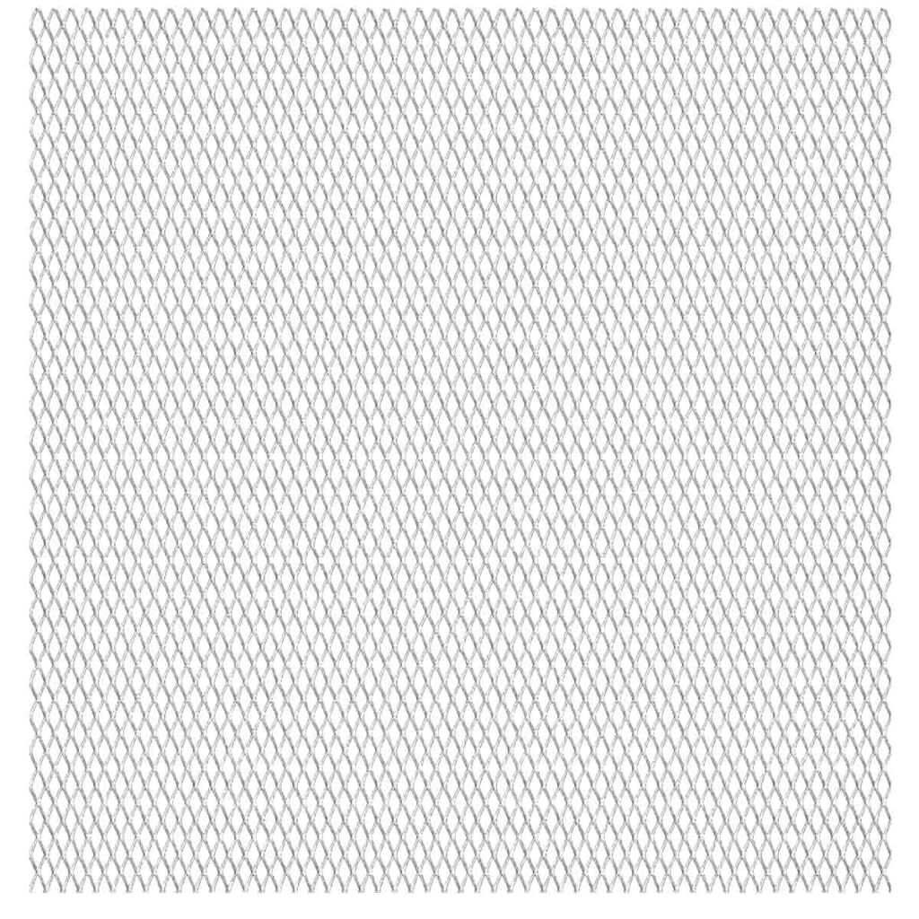 vidaXL Πλέγμα Ανεπτυγμένο 100x85 εκ. / 20x10x2 χιλ. Ανοξείδωτο Ατσάλι
