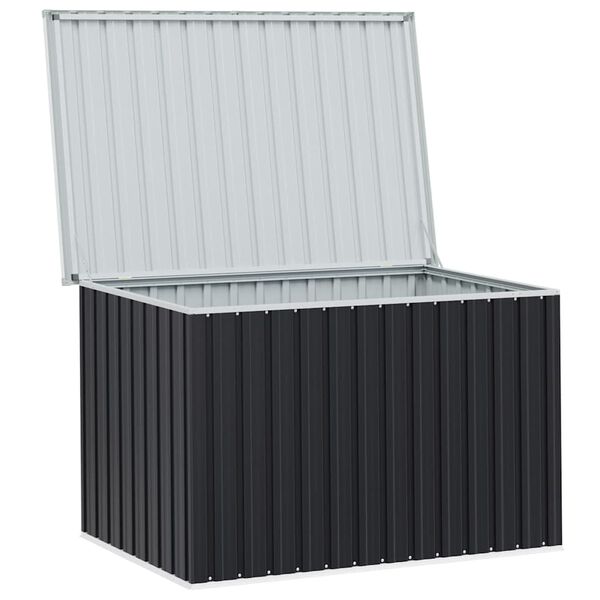 vidaXL Μπαούλο Αποθήκευσης Κήπου Ανθρακί 149 x 99 x 93 εκ.