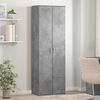 vidaXL Ντουλάπα Γκρι Σκυροδέματος 60 x 35 x 180 εκ. από Επεξ. Ξύλο