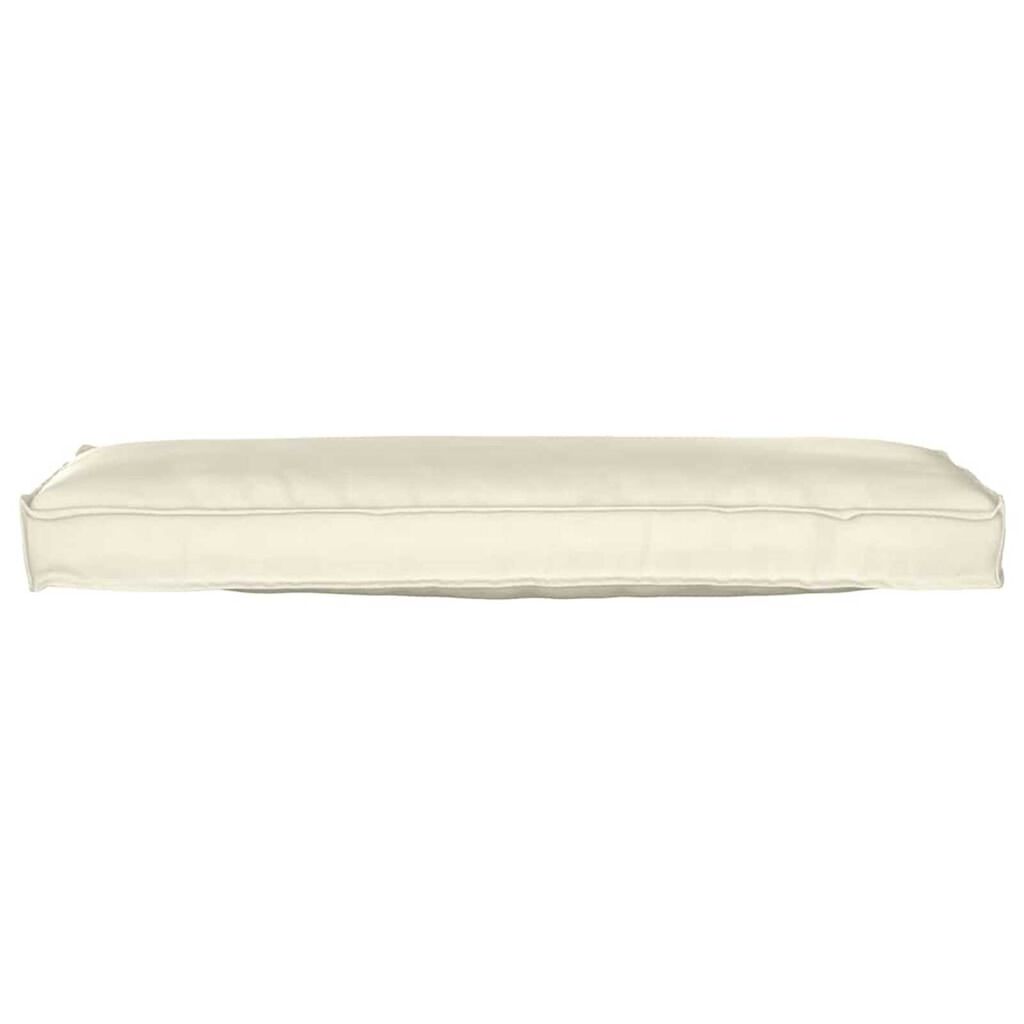 vidaXL Σετ Μαξιλαριών Πάγου 2 pcs Κρεμ 120 x 40 x 8 εκ Ύφασμα Oxford