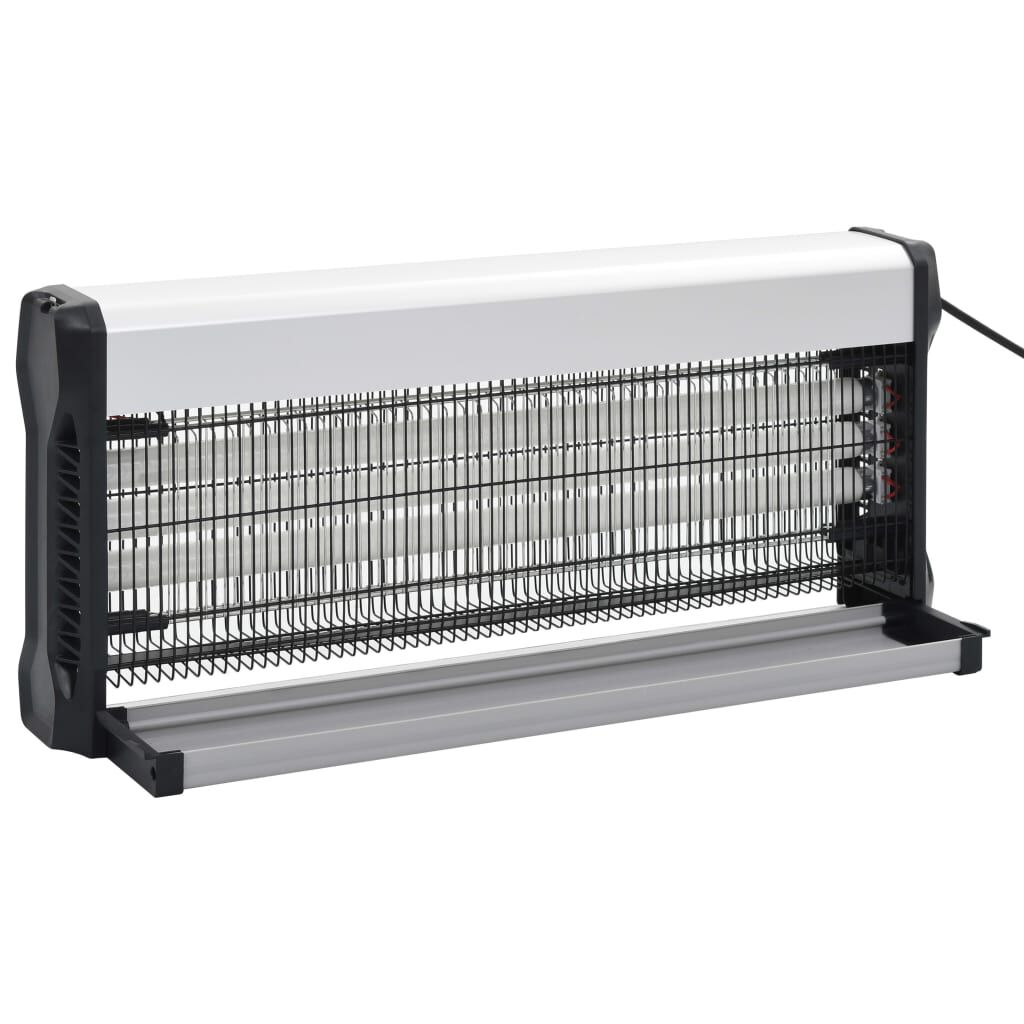 vidaXL Εντομοπαγίδα Ηλεκτρική 60 W Μαύρη από Αλουμίνιο και ABS
