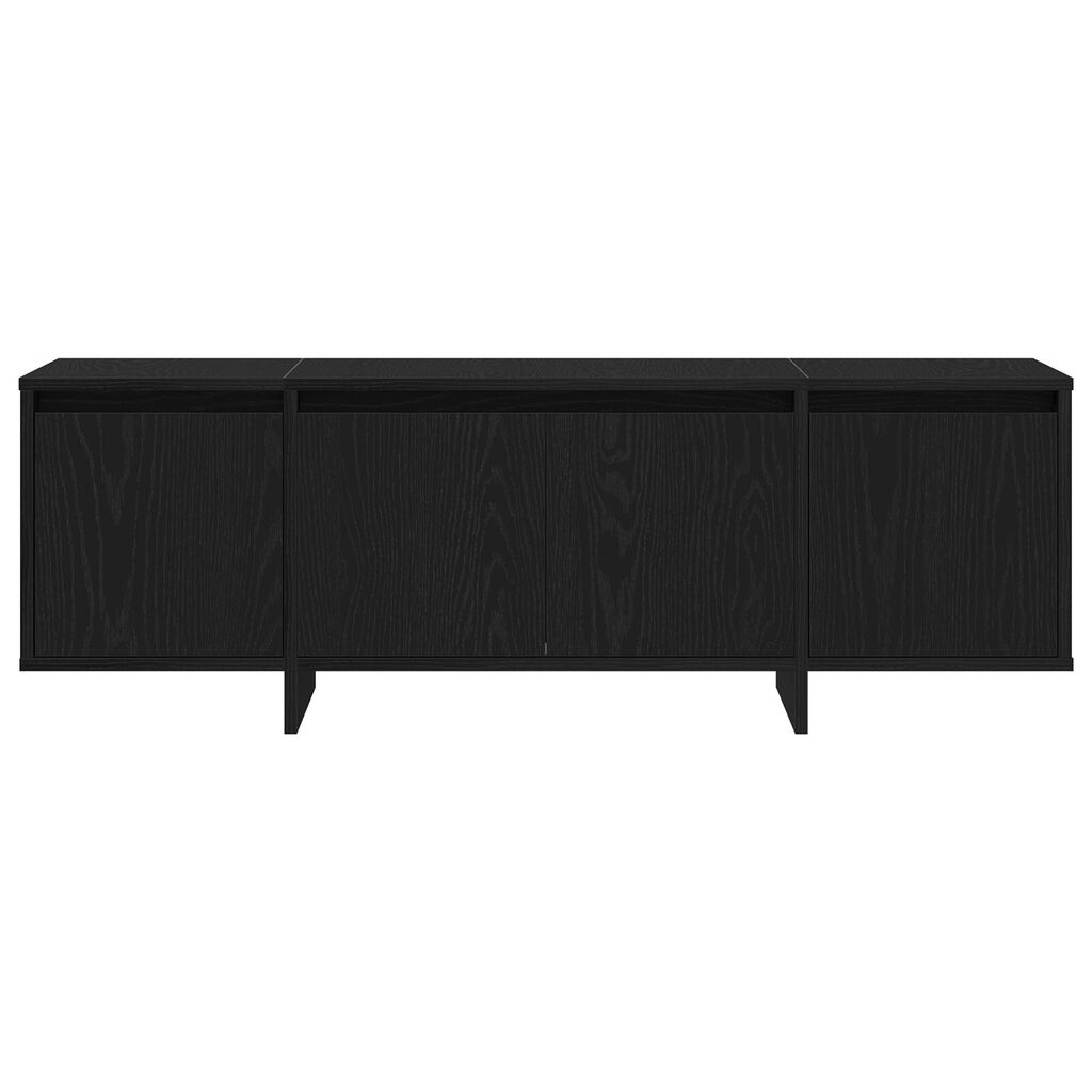 vidaXL Ντουλάπα τηλεόρασης Μαύρο Δρυς 120x30x40,5 εκ. Ξύλο επεξεργασμένο