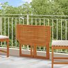 vidaXL Τραπέζι Bistro 90 x 50 x 75 εκ. από Μασίφ Ξύλο Ακακίας