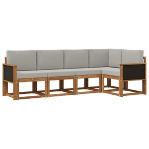 vidaXL &Sigma;&epsilon;&iota;&rho;ά &Kappa;&alpha;&nu;&alpha;&pi;έ &Epsilon;&xi;&omega;&tau;&epsilon;&rho;&iota;&kappa;&omicron;ύ 5 pcs &Phi;&upsilon;&sigma;&iota;&kappa;ό &kappa;&alpha;&iota; &Alpha;&nu;&omicron;&iota;&chi;&tau;ό &Gamma;&kappa;&rho;&iota;