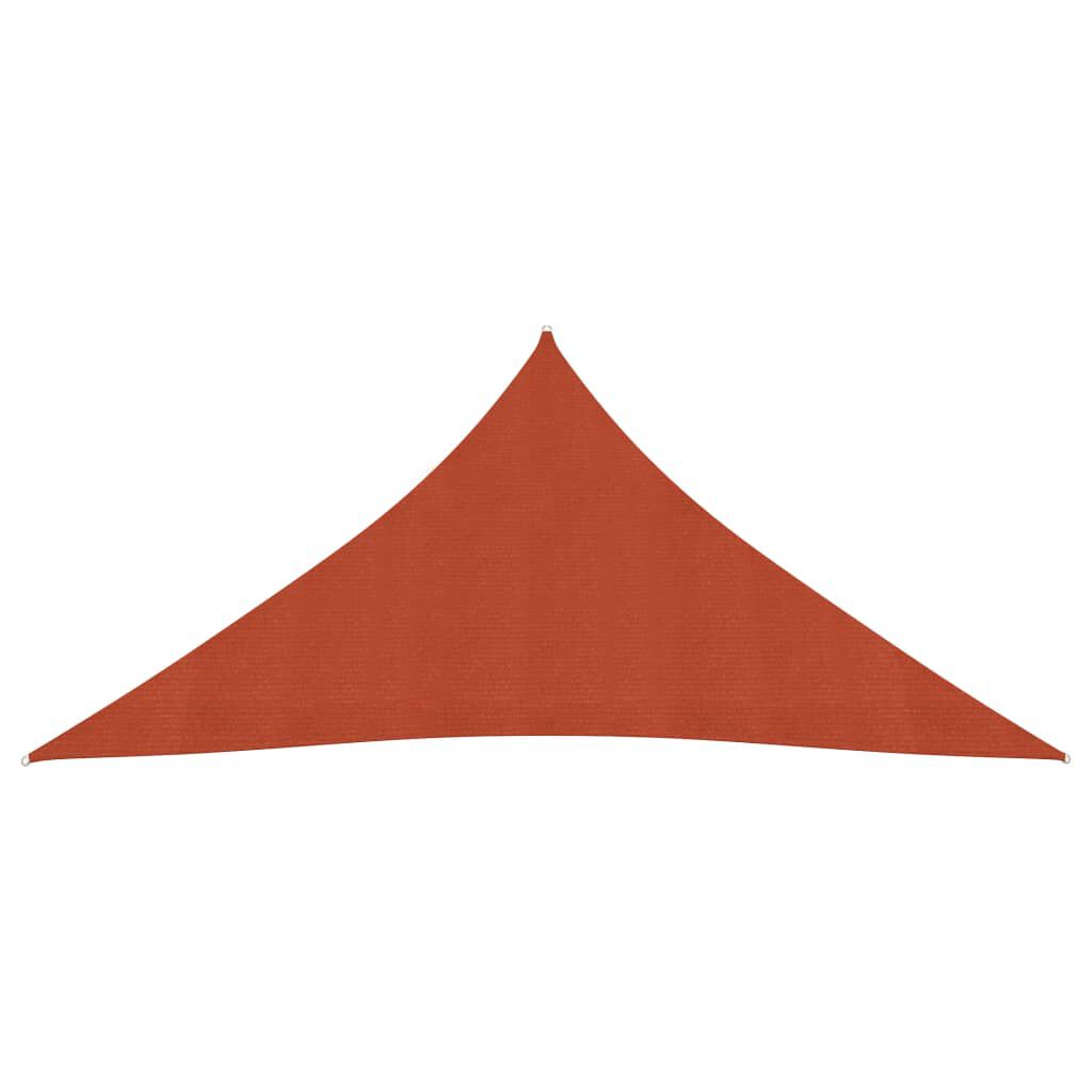 vidaXL Πανί Σκίασης Τερακότα 3 x 3 x 3 μ. από HDPE 160 γρ/μ²
