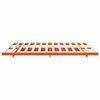 vidaXL Κρεβάτι δαπέδου Καφέ κεριού 140 x 210 cm Μασίφ ξύλο πεύκου