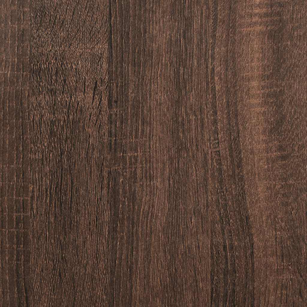 vidaXL Συρταριέρα με Συρτάρια καφέ δρυς 37,5x35x99 εκ. Επεξ. Ξύλο
