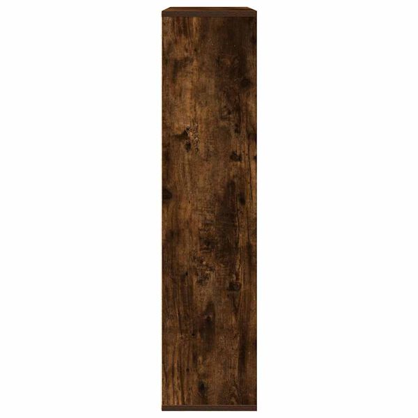 vidaXL Βιβλιοθήκη Καπνιστή Δρυς 89x24x101,5 εκ. από Επεξεργασμένο Ξύλο