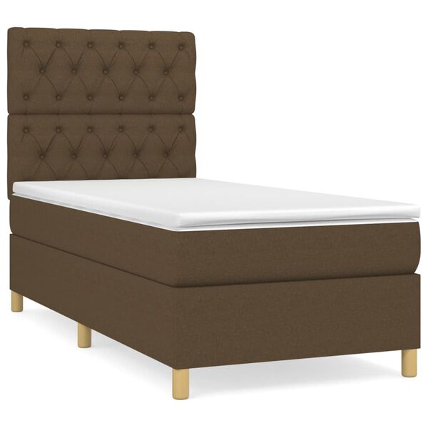 vidaXL &Kappa;&rho;&epsilon;&beta;ά&tau;&iota; Boxspring &mu;&epsilon; &Sigma;&tau;&rho;ώ&mu;&alpha; &Sigma;&kappa;&omicron;ύ&rho;&omicron; &Kappa;&alpha;&phi;έ 80x200 &epsilon;&kappa;. &Upsilon;&phi;&alpha;&sigma;&mu;ά&tau;&iota;&nu;&omicron;
