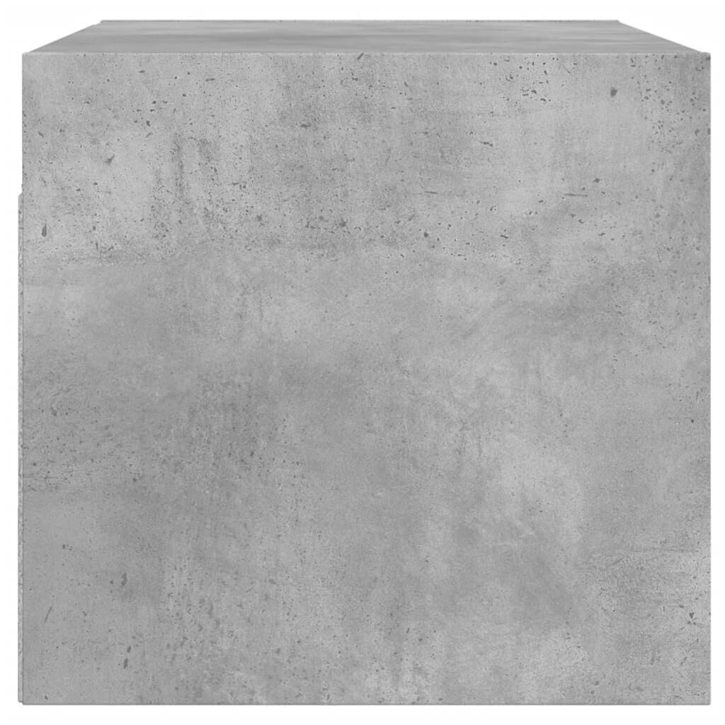 vidaXL Κομοδίνα 2 τεμ. Γκρι Σκυρ. 68,5x37x35 εκ. με Γυάλινες Πόρτες