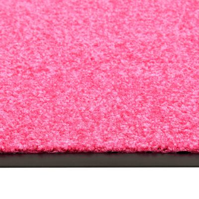 vidaXL Πατάκι Εισόδου Πλενόμενο Ροζ 40 x 60 εκ.