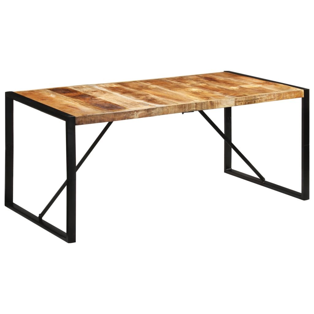vidaXL Τραπεζαρία 175x90x76 εκ. από Μασίφ Ακατέργαστο Ξύλο Μάνγκο