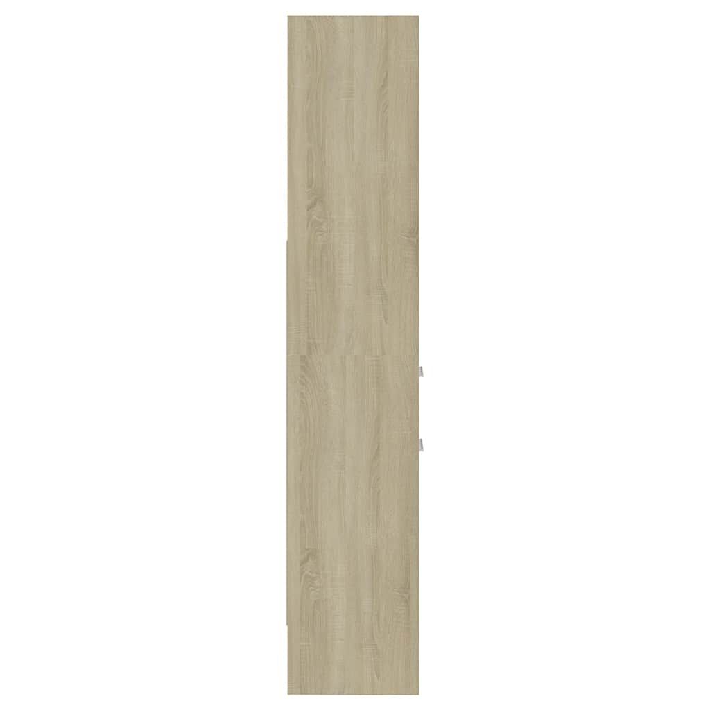 vidaXL Βιβλιοθήκη Χρώμα Sonoma Δρυς 40 x 35 x 180 εκ. από Επεξ. Ξύλο