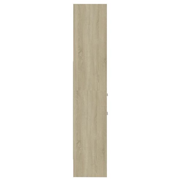 vidaXL Βιβλιοθήκη Χρώμα Sonoma Δρυς 40 x 35 x 180 εκ. από Επεξ. Ξύλο