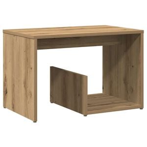 vidaXL Side Table Artisan Oak 59x36x38 cm &Kappa;&alpha;&tau;&alpha;&sigma;&kappa;&epsilon;&upsilon;&alpha;&sigma;&mu;έ&nu;&omicron; &xi;ύ&lambda;&omicron;