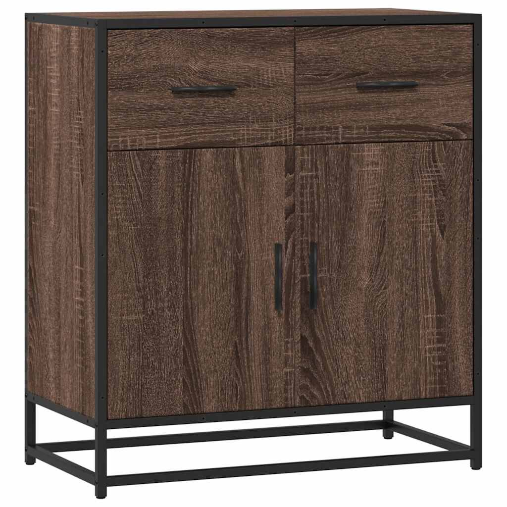 vidaXL Συρταριέρα καφέ δρυς 68x35x76 cm Κατασκευασμένο ξύλο