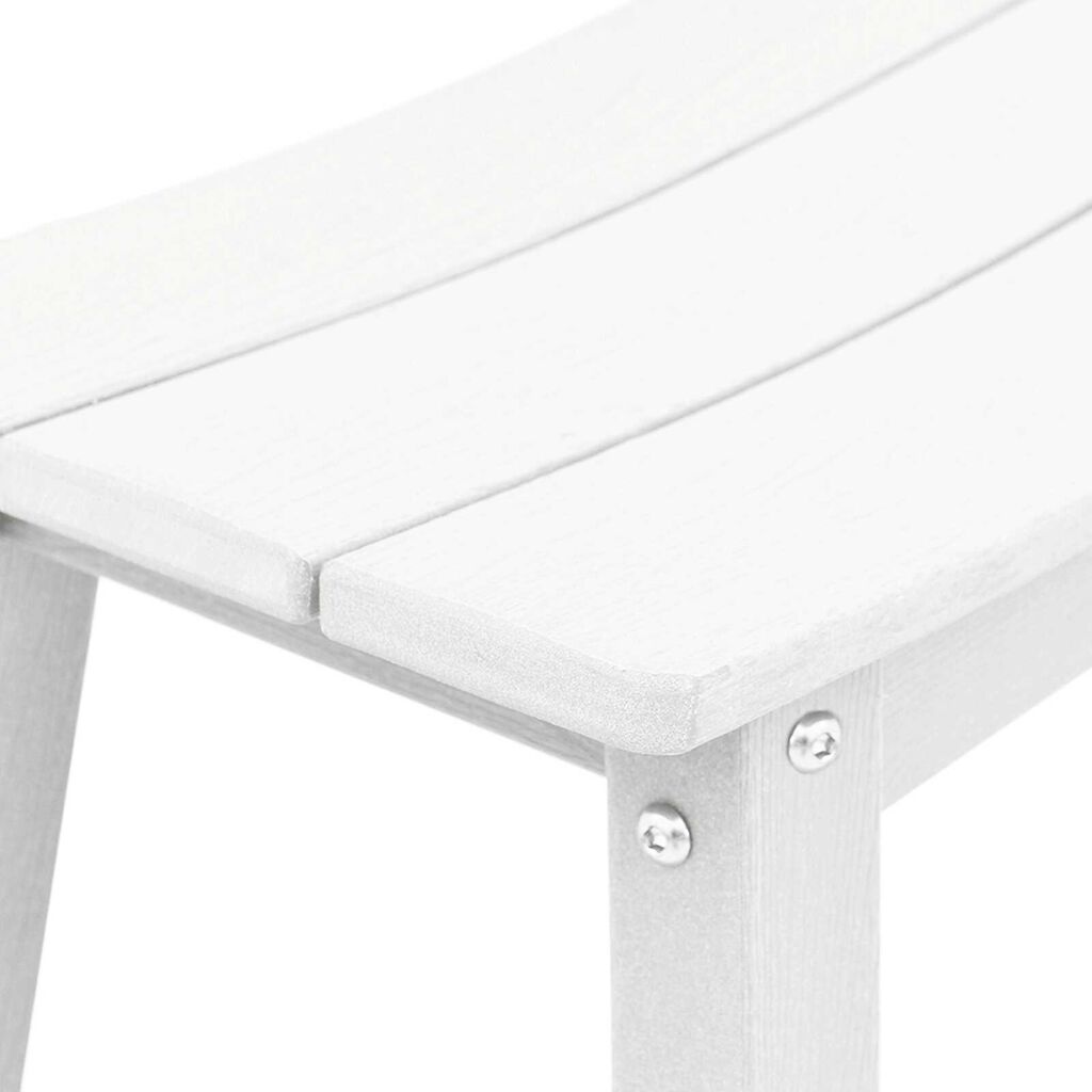 vidaXL Μπαρ σκαμπό 2 pcs Λευκό 52 x 43 x 73.5εκ Πλαστικό