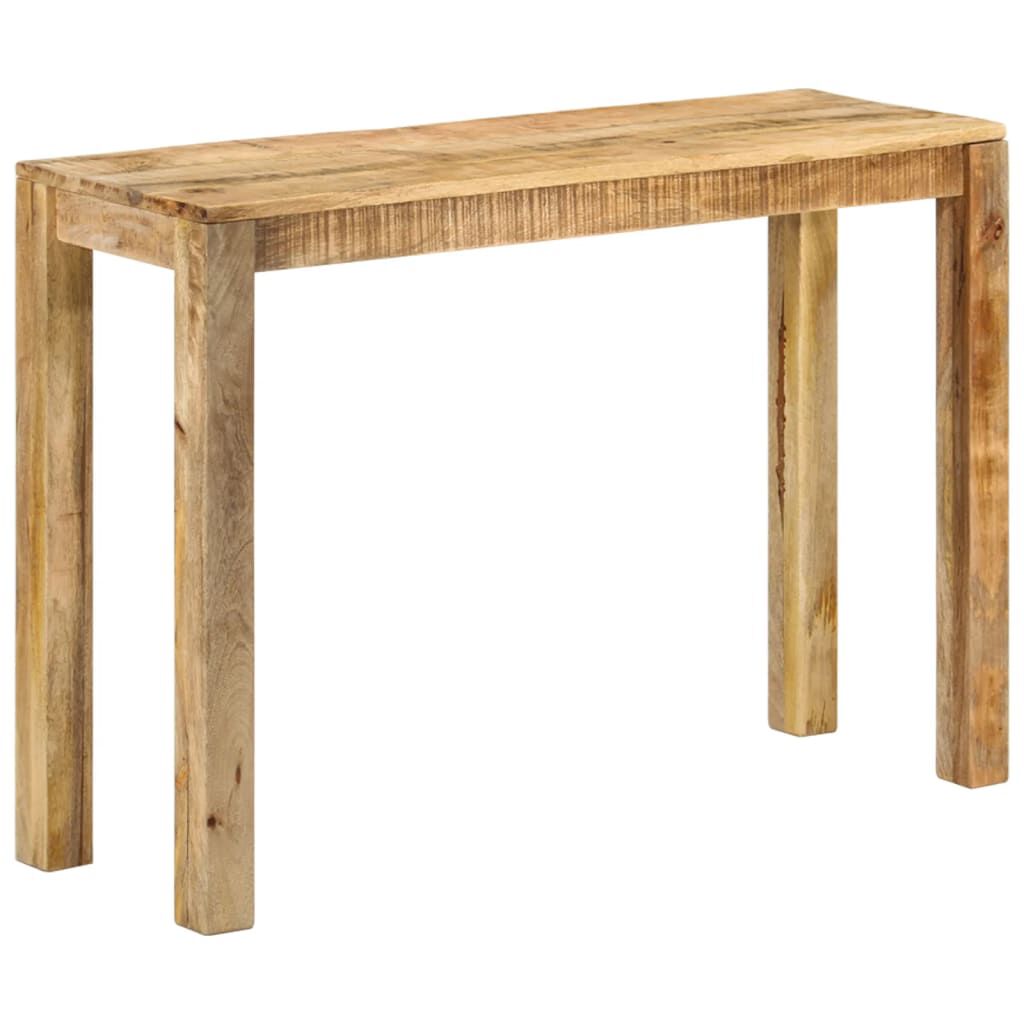 vidaXL Κονσόλα Τραπέζι 110 x 35 x 76 εκ. από Ακατέργαστο Ξύλο Μάνγκο