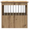 vidaXL Έπιπλα κλουβιού σκύλου Artisan Oak Κατασκευασμένο ξύλο