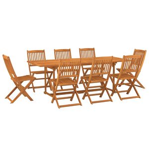 vidaXL &Sigma;&epsilon;&tau; &Tau;&rho;&alpha;&pi;&epsilon;&zeta;&alpha;&rho;ί&alpha;&sigmaf; &Kappa;ή&pi;&omicron;&upsilon; 9 &Tau;&epsilon;&mu;&alpha;&chi;ί&omega;&nu; 220x90x75 &epsilon;&kappa;. &Mu;&alpha;&sigma;ί&phi; &Alpha;&kappa;&alpha;&kappa;ί&alpha;