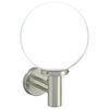 vidaXL Εξωτερικά Φωτιστικά Τοίχου 2 pcs Ασημί 28 x 25 x 38 εκ