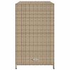 vidaXL Ντουλάπι Αποθήκευσης Κήπου Beige 83x45x76 εκ. Συνθετικό Ρατάν
