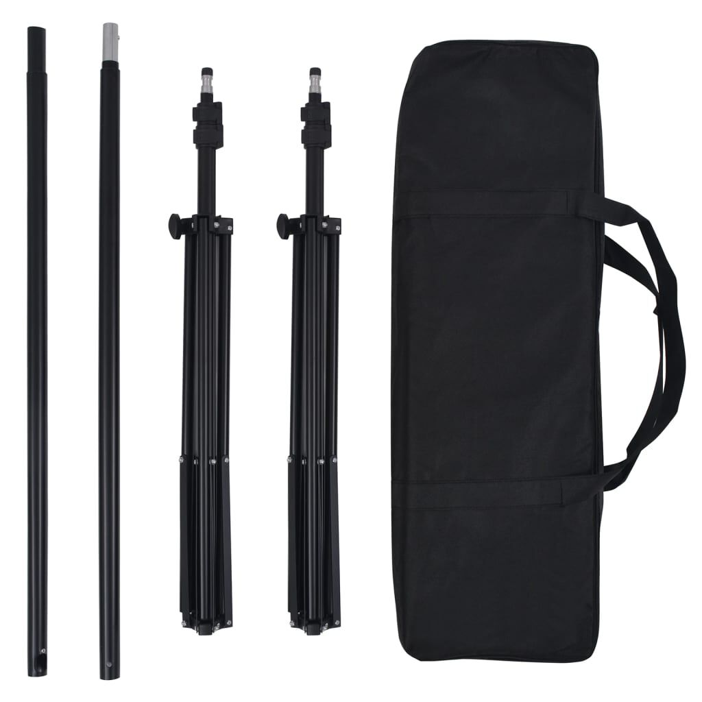 vidaXL Κιτ Φωτισμού Φωτογραφικού Στούντιο με Softbox και Φόντο