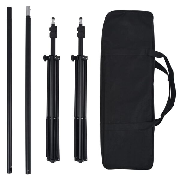 vidaXL Κιτ Φωτισμού Φωτογραφικού Στούντιο με Softbox και Φόντο