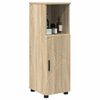 vidaXL Ντουλάπι Μπάνιου Sonoma Δρυς 30 x 35 x 95 εκ Επεξεργασμένο ξύλο